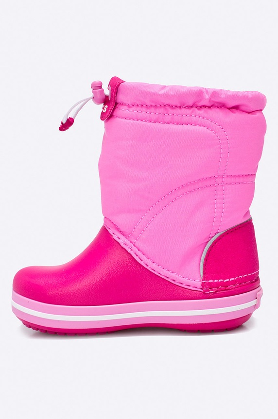 Дівчинка Crocs - Дитячі зимові черевики 203509.CANDY.PINK рожевий