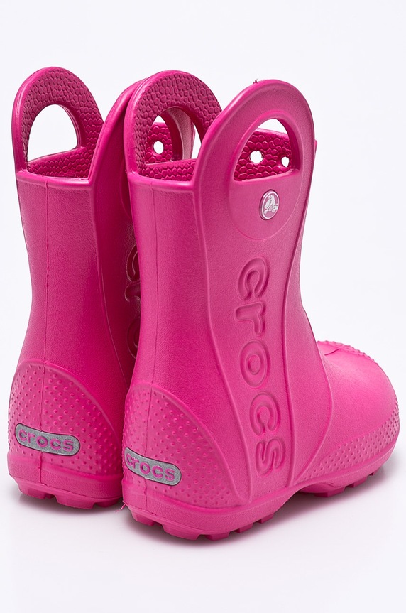 Crocs - Kalosze dziecięce różowy 12803.CANDY.PINK