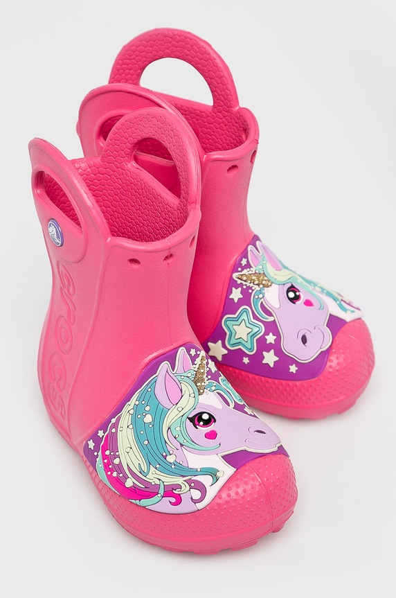 Γαλότσες Crocs FUN LAB 205350 205350.FUN.LAB.CREATUR. ροζ SS18