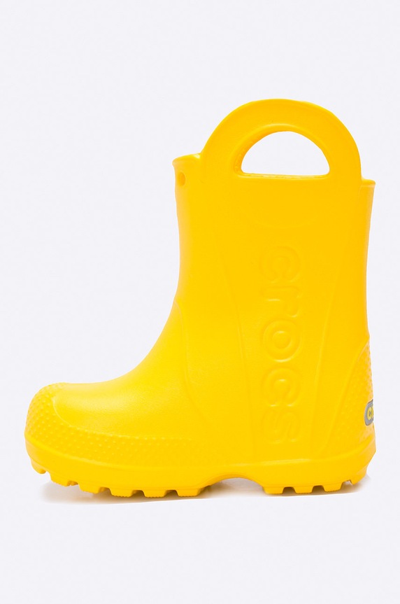 Chłopiec Crocs - Kalosze dziecięce Handle Rain 12803.YELLOW żółty