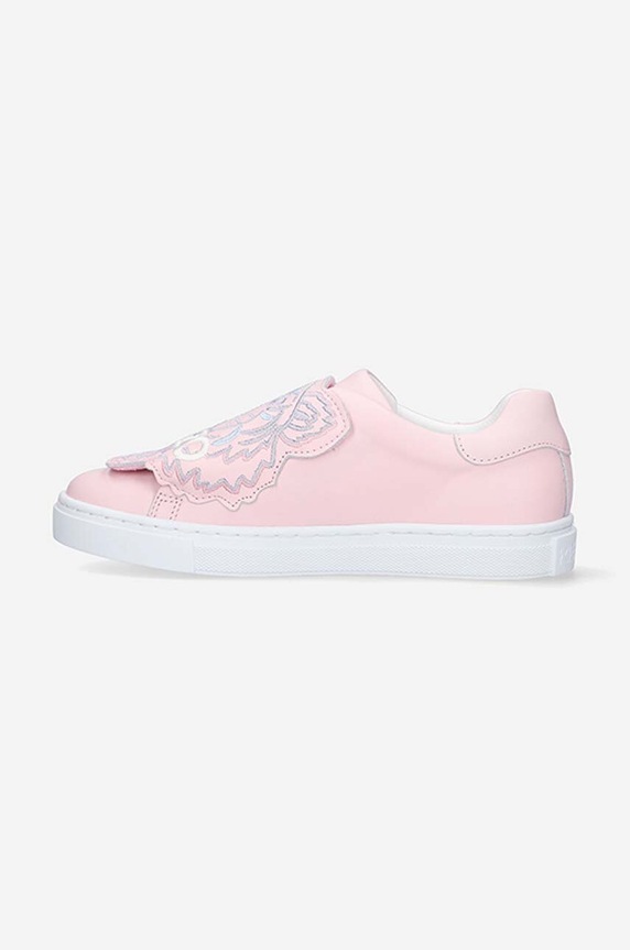 Κοριτσίστικα Παιδικά δερμάτινα sneakers Kenzo Kids K59039 K59039 ροζ