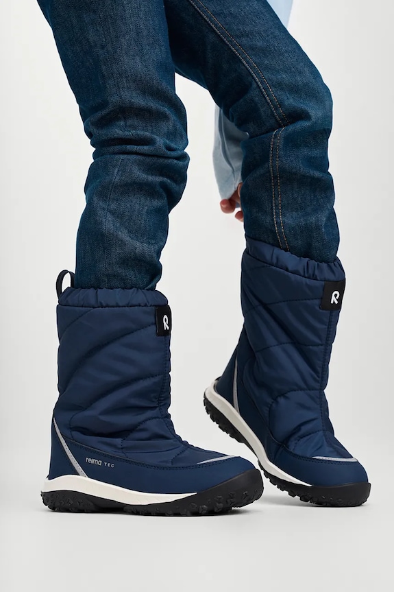 Reima cizme de iarna copii Kinoskin izolat bleumarin 5400033A