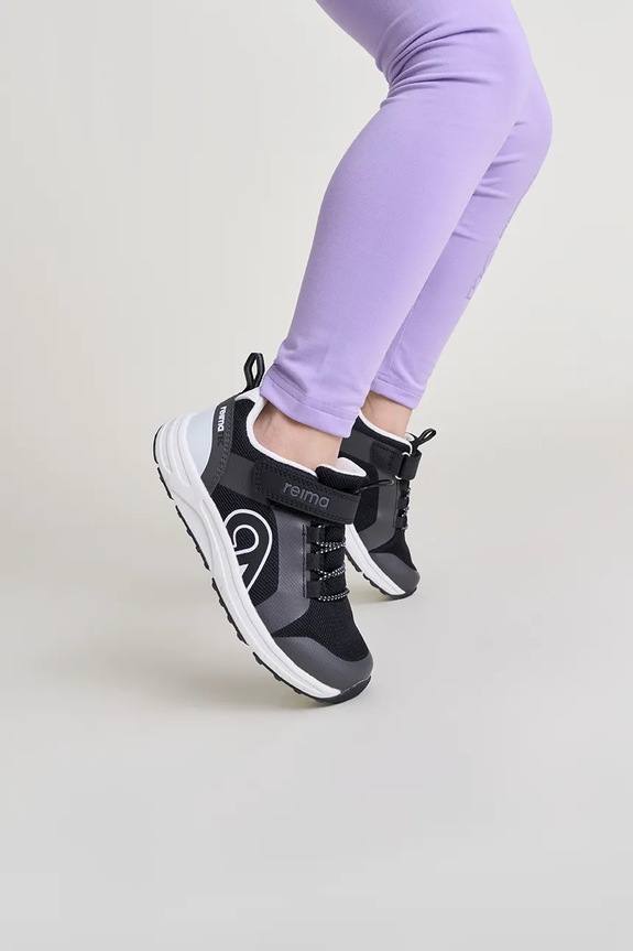 Παιδικά sneakers Reima Enkka απομίμηση λείου δέρματος μαύρο 5400007A