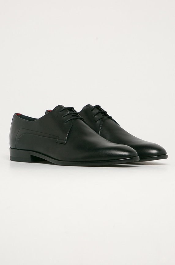 Hugo - Pantofi de piele 50419898.NOS negru AA00