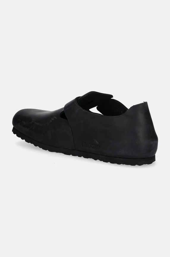 Παπούτσια Nubuck μποτάκια Birkenstock London 166541.BLK μαύρο