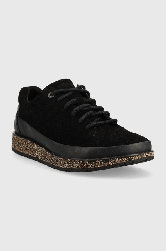 Semišové sneakers boty Birkenstock 1019328.BLK černá AA00