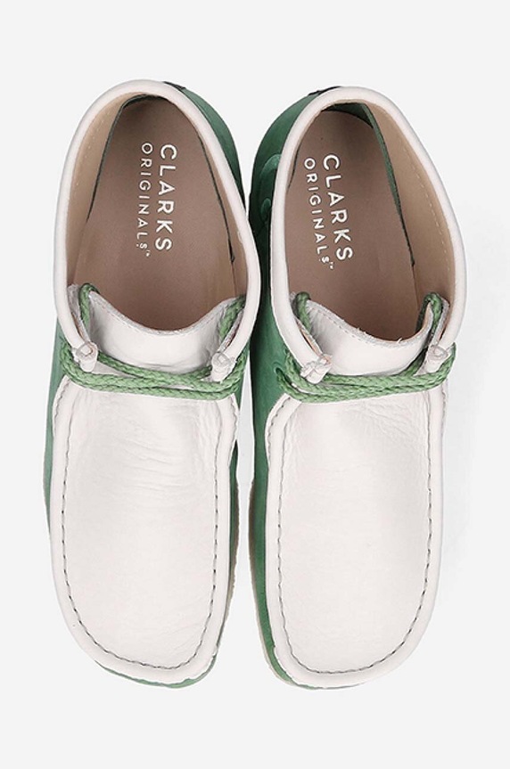 Clarks suede shoes Wallabee Boot green 26165078