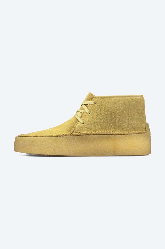 Shoes Clarks suede shoes Caravan 26163853 beige