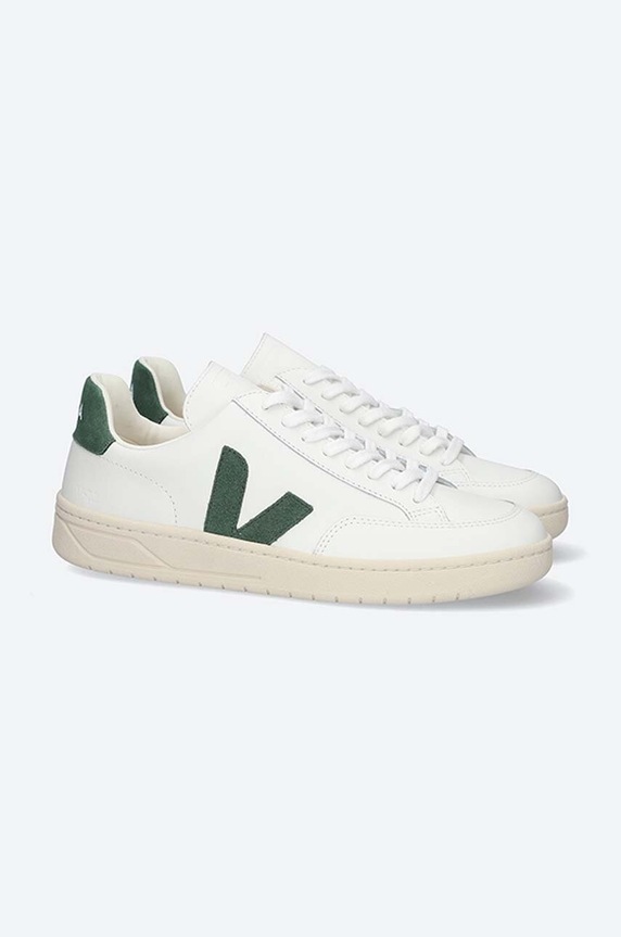 Δερμάτινα sneakers Veja V-12 XD022336 λευκό