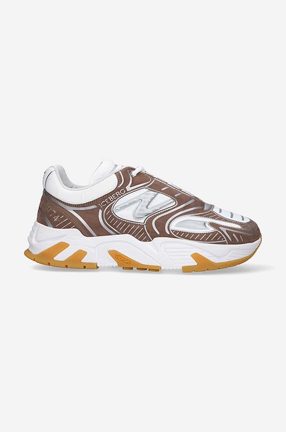 Iceberg sneakers KAKKOI textil alb KAKKOI.1510.FEEL