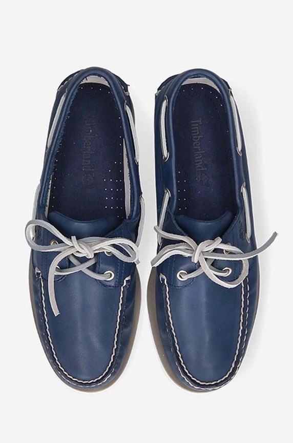 Timberland leather loafers Classic Boat 2 Eye blue A2GAZ