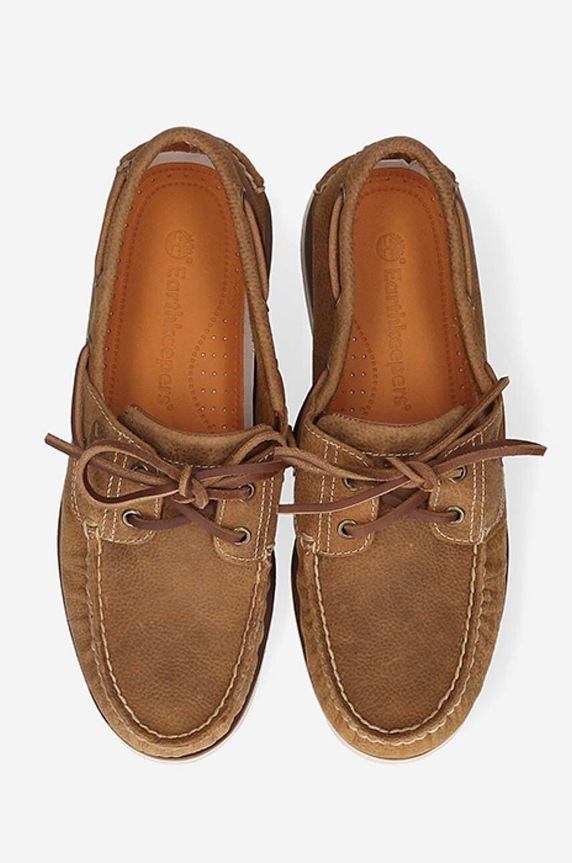 Timberland mokasyny skórzane Classic Boat EK+2 EYE brązowy A5M1Z