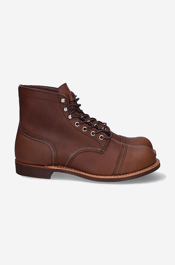 Red Wing leather shoes Iron Ranger 8111.Iron brown
