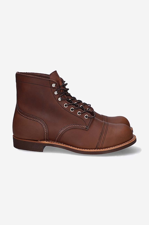 Red Wing leather shoes Iron Ranger 8111.Iron brown