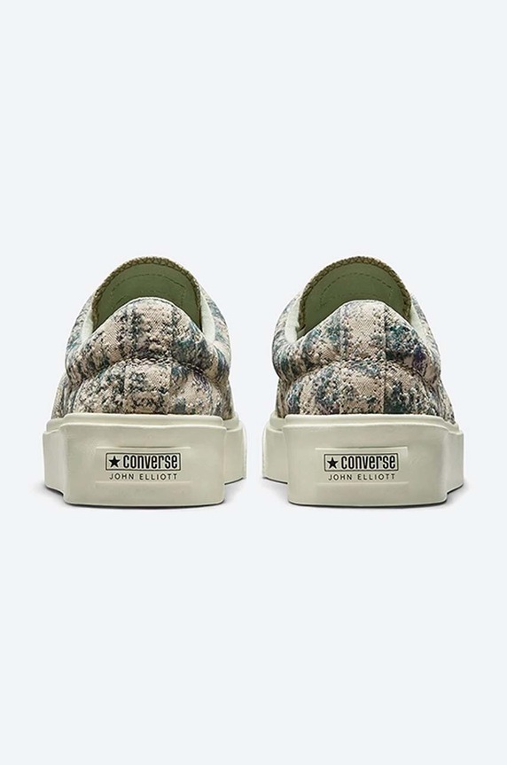 Converse tenisówki x John Elliott Skid Grip OX 172578C brązowy