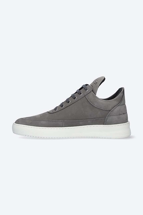 Filling Pieces suede sneakers Low Top Ripple Nubuck 25122842002 gray SS24