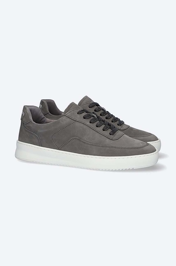 Filling Pieces suede sneakers Mondo 2.0 Ripple Nubuck gray 39922842002
