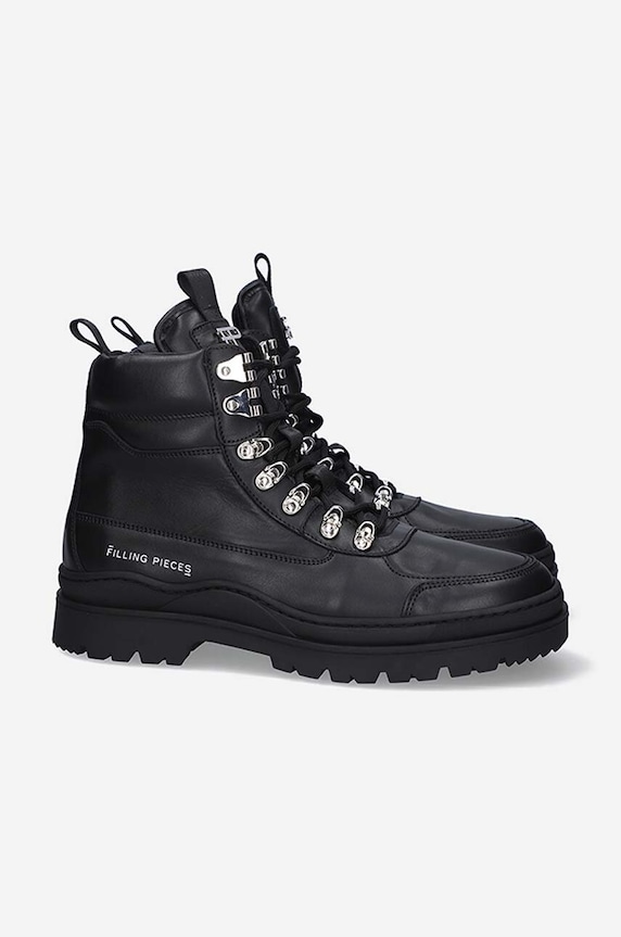 Filling Pieces workery skórzane Mountain Boot 63322901861 czarny