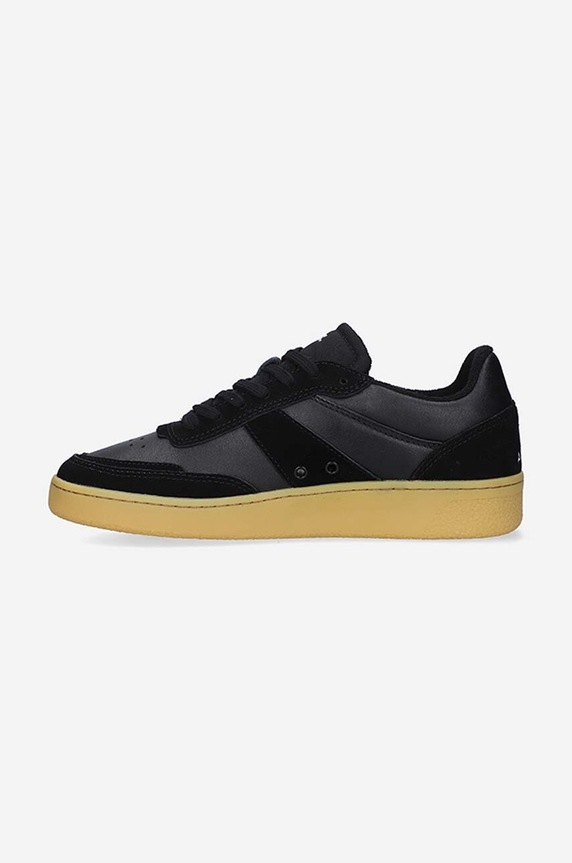 Shoes A.P.C. leather sneakers Plain PUAAW-M56112 WHITE PUAAW.M56112 black