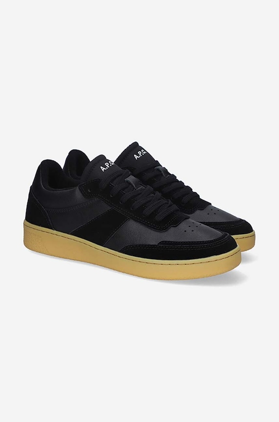 A.P.C. leather sneakers Plain PUAAW-M56112 WHITE PUAAW.M56112 black
