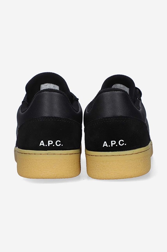 A.P.C. leather sneakers Plain PUAAW-M56112 WHITE PUAAW.M56112
