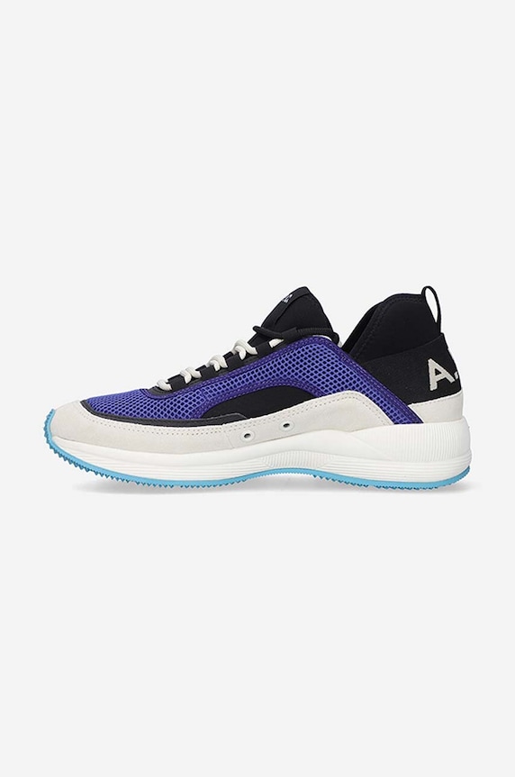Obuwie A.P.C. sneakersy Run Around PXBSO.M56084 granatowy