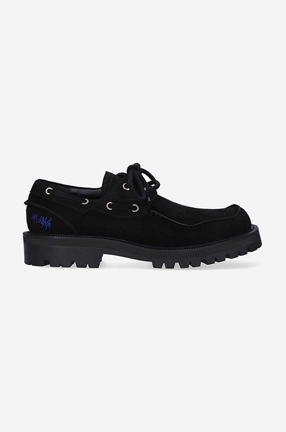 Ader Error suede loafers Boat Shoes casual black BLAFWS101BK