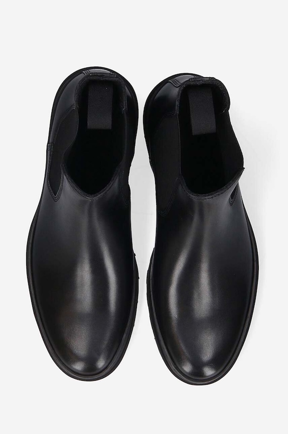 A.P.C. ghete chelsea de piele Cali negru PXBAA.H54194