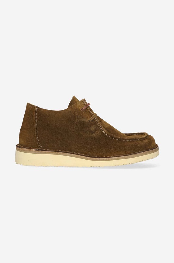 Astorflex półbuty zamszowe BEENFLEX 724 skóra zamszowa brązowy BEENFLEX.724