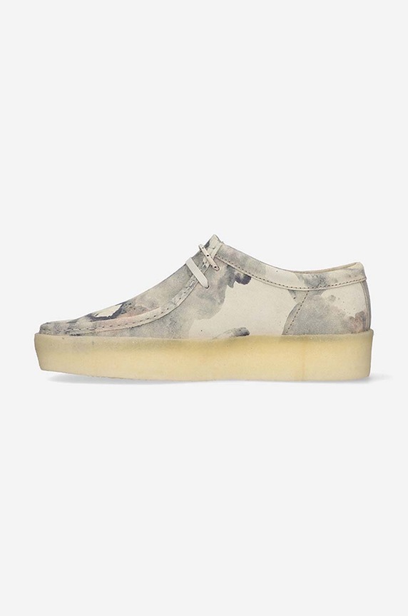 Shoes Clarks suede shoes Originals Wallabee 26166081 beige