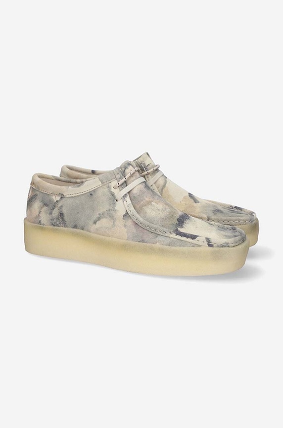 Clarks suede shoes Originals Wallabee 26166081 beige