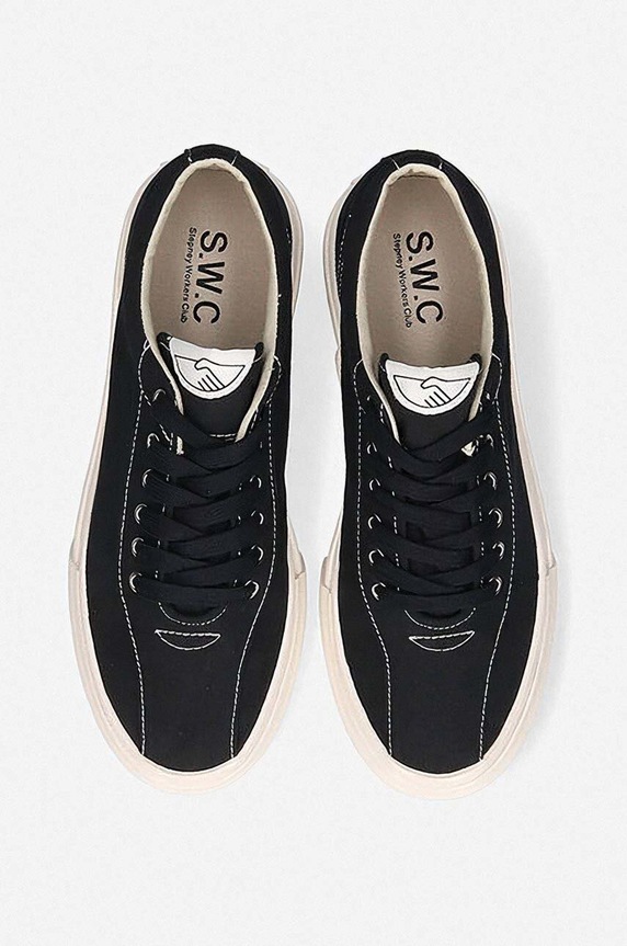 Stepney Workers Club plimsolls Dellow Canvas YA01012 black