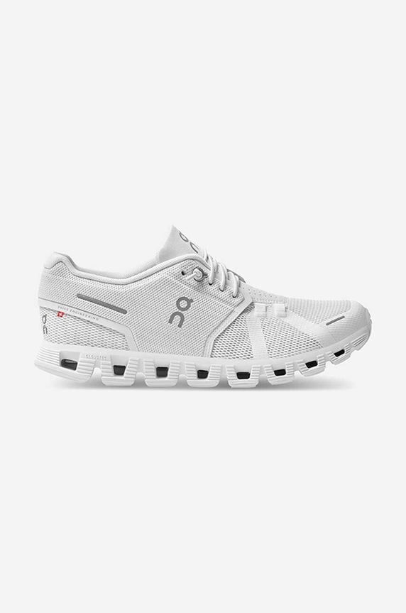 On shoes Cloud 5 synthetic white 5998918