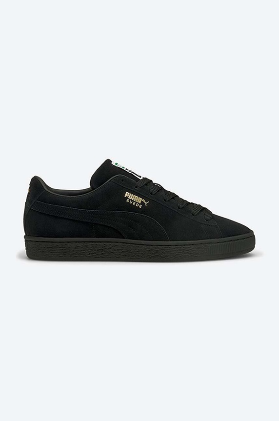 Semišové tenisky Puma Classic XXI nízky čierna 374915.12