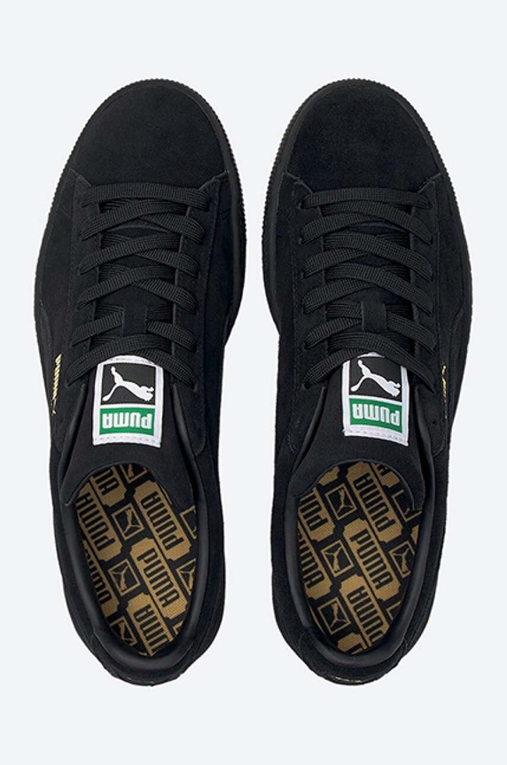Semišové tenisky Puma Classic XXI čierna 374915.12