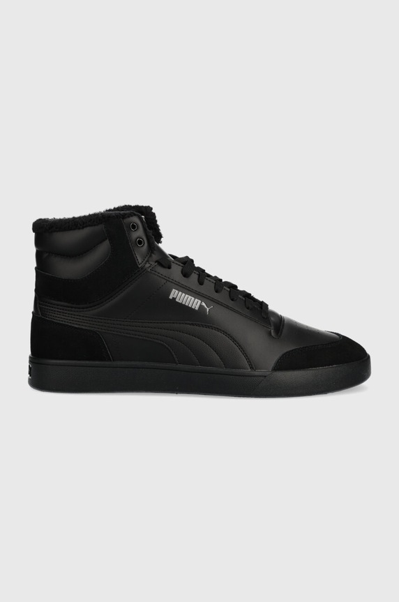 Puma sneakers Shuffle Mid Fur synthetic black 387609.01