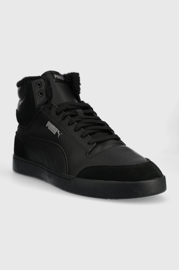 Puma sneakers Shuffle Mid Fur 387609.01 black AW22