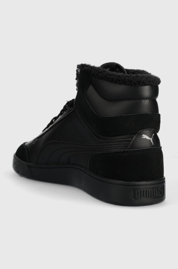 Shoes Puma sneakers Shuffle Mid Fur 387609.01 black