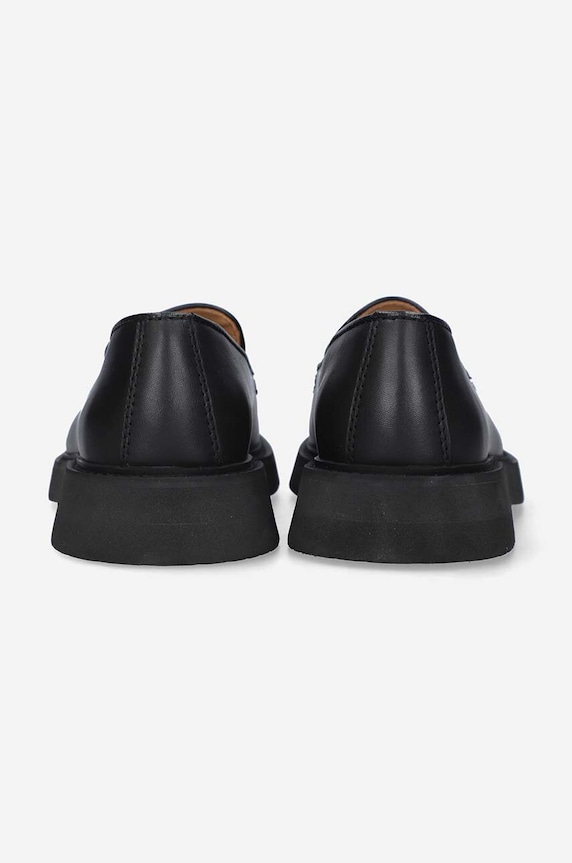 Încălțăminte A.P.C. mocasini de piele PXBAA.H53274 negru