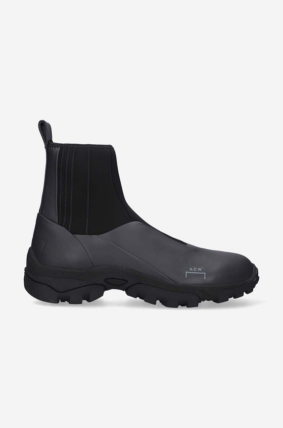 Topánky A-COLD-WALL* NC-1 Boot II ACWUF062 BLACK usňová koža čierna ACWUF062