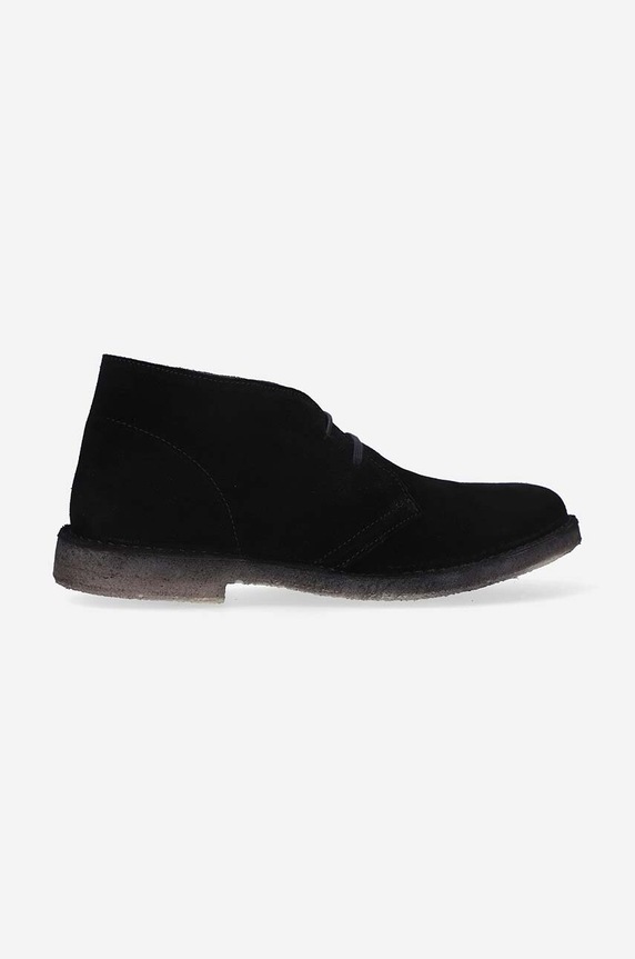 Semišové polobotky Astorflex Desert Boot Uomo DRIFTFLEX 001 DARK CHESTNUT casual černá DRIFTFLEX.001