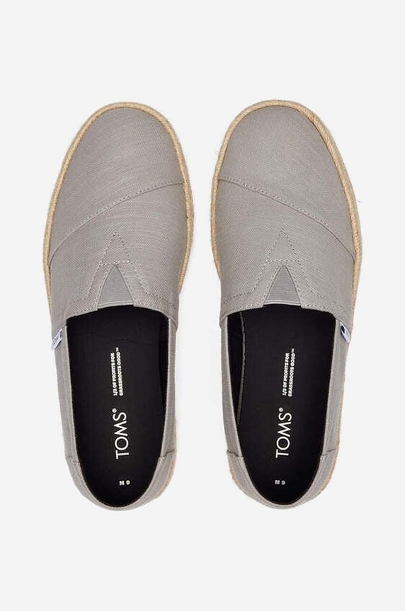 Toms espadrile Alpargata Rope 10019866 gri