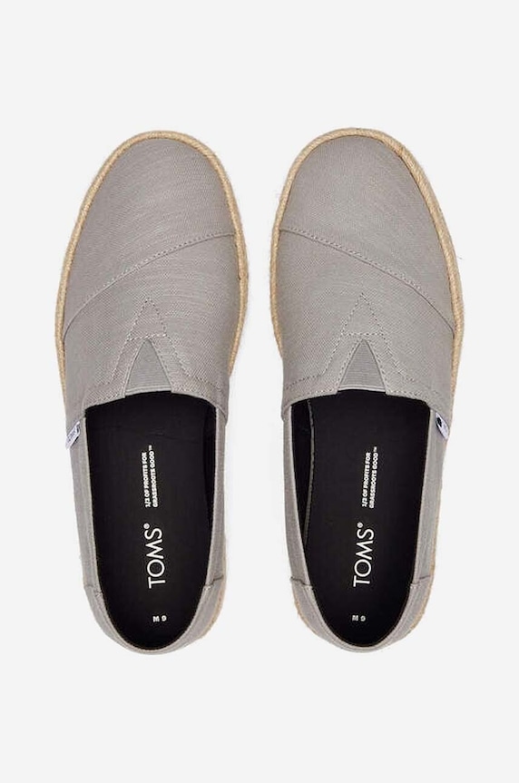 Toms espadrile Alpargata Rope 10019866 gri