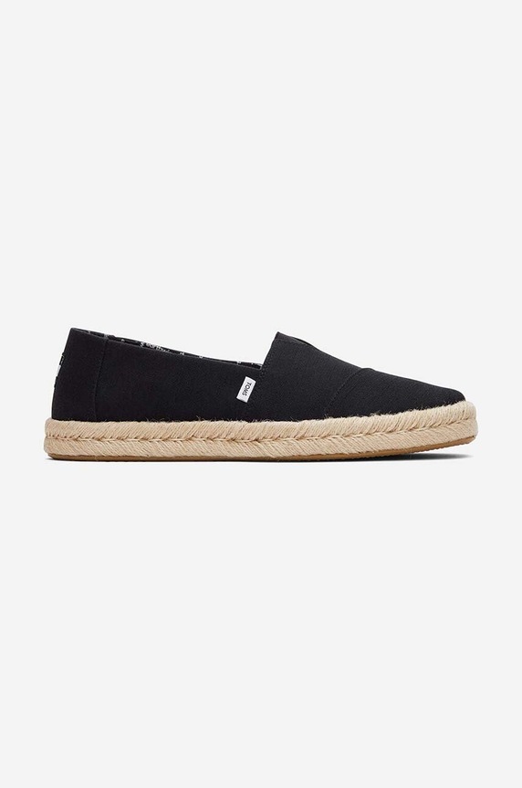 Toms espadrillas Toms Alpargata Rope 2.0 10019875 BLACK Planet friendly nero 10019875