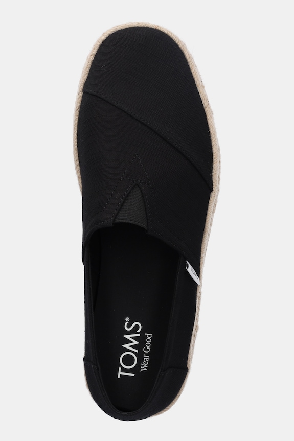 Toms espadrillas Toms Alpargata Rope 2.0 10019875 BLACK 10019875 nero
