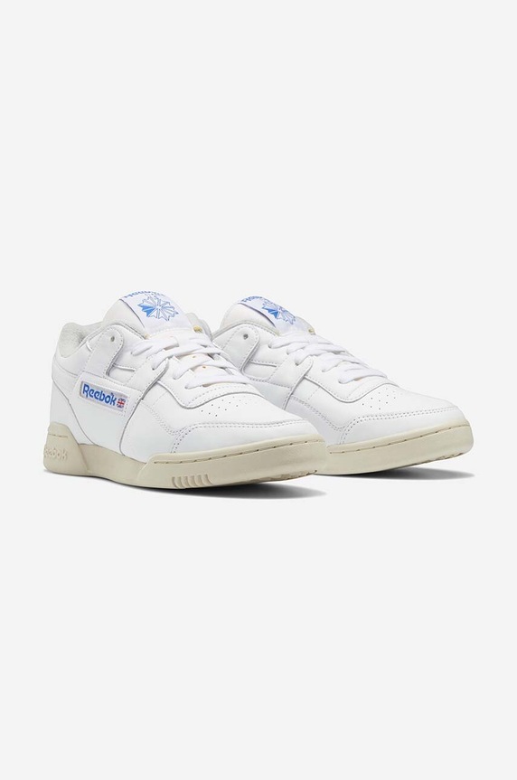 Obuwie Reebok sneakersy skórzane Workout Plus Vintag GZ4962 GZ4962.100010287 biały