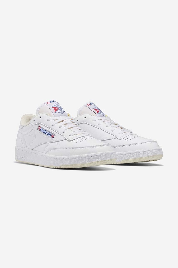 Reebok sneakersy skórzane Club C 85 Vintage biały GZ5162