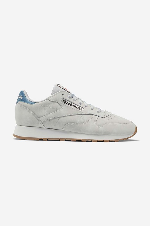 Semišové tenisky Reebok Classic Leather nízky sivá HP9158