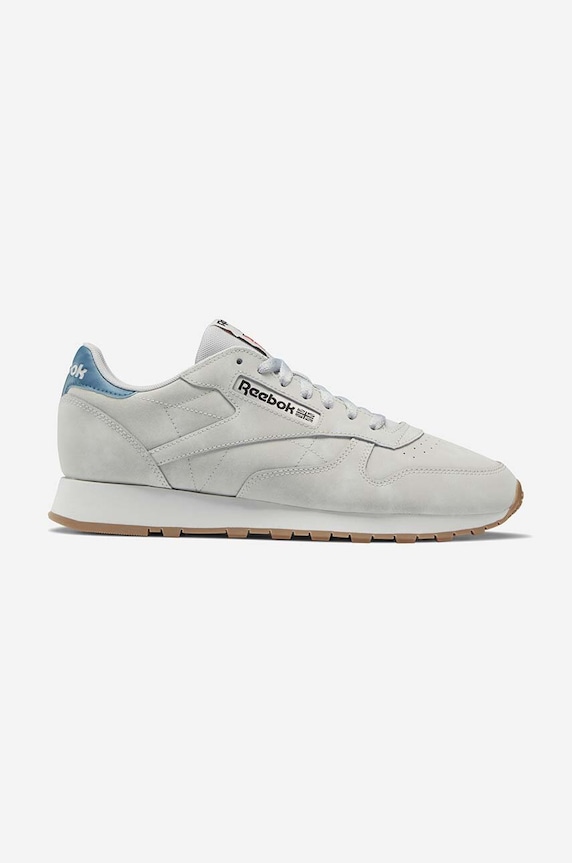 Semišové tenisky Reebok Classic Leather nízky sivá HP9158