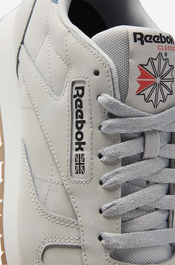 Semišové tenisky Reebok Classic Leather sivá HP9158